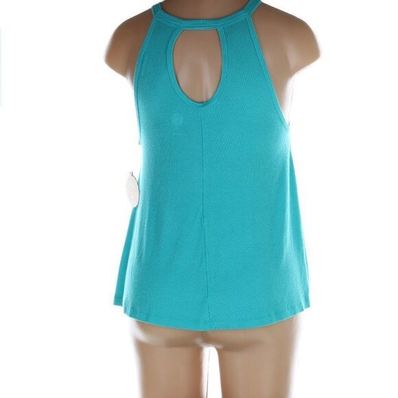 SO PeekAboo High Neck Keyhole Tank Top Shirt NWT - Picture 4 of 8